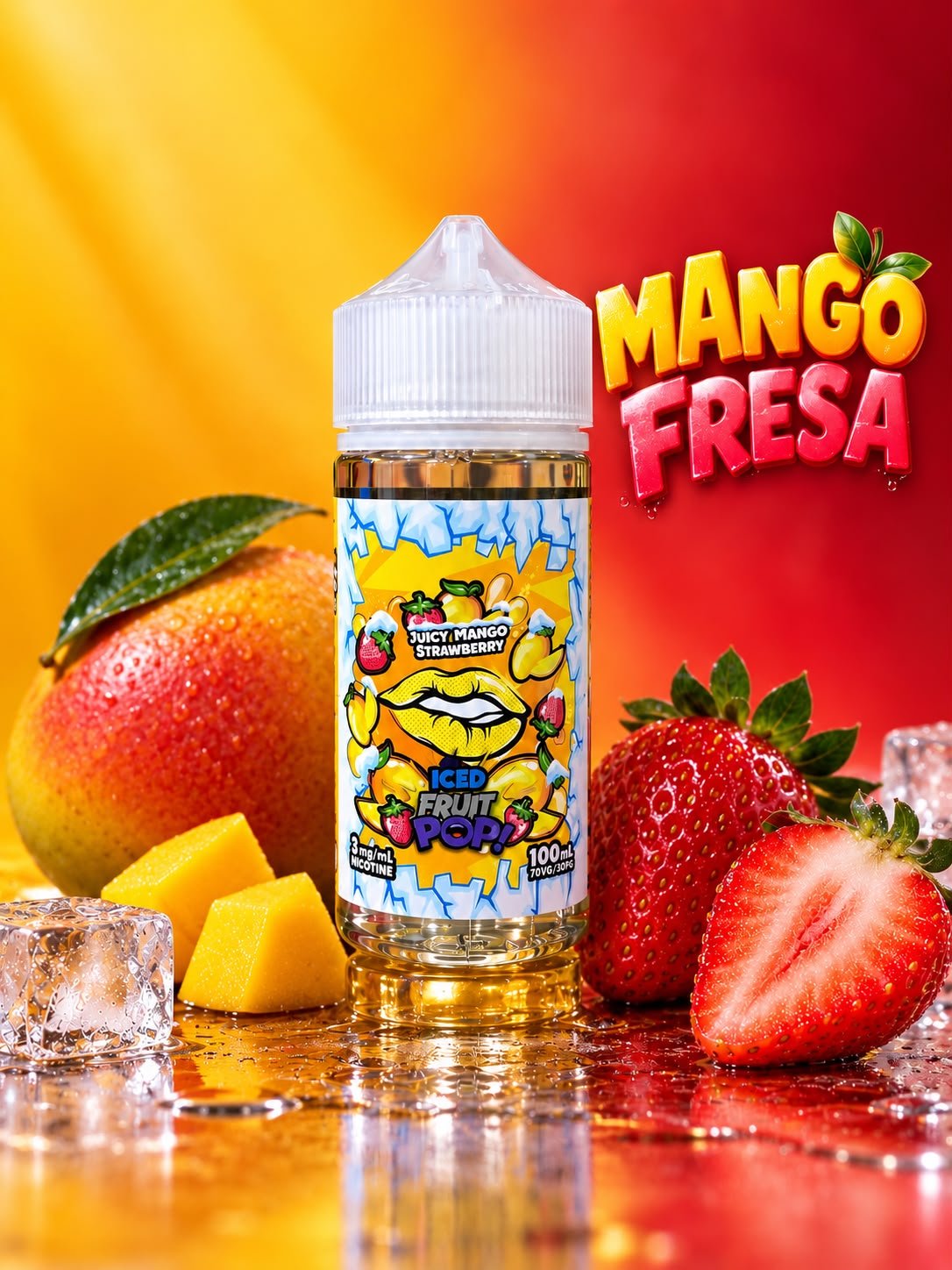POP MANGO FRESA 3MG
