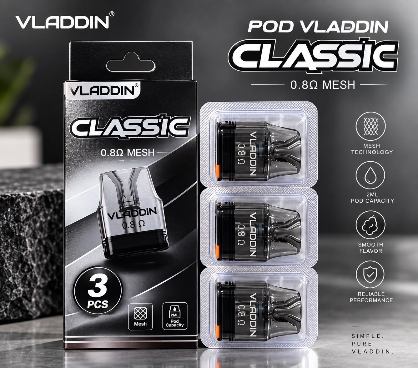 CABEZA VLADDIN CLASSIC PAQUETE 3 UNIDADES