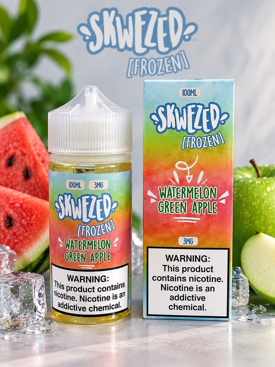 SKWEZED SANDIA MANZANA VERDE 3MG