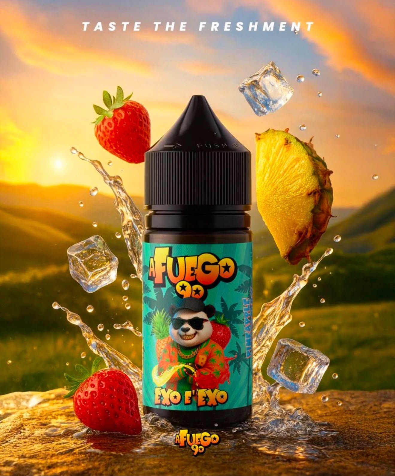 FUEGO 90 PIÑA FRESA