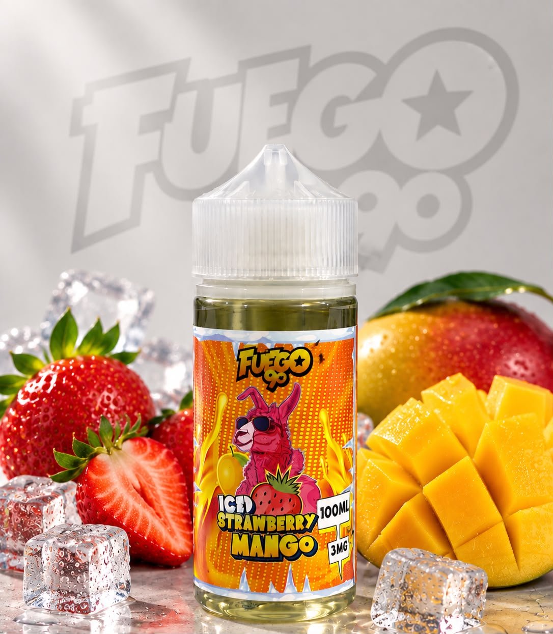 FUEGO 90 MANGO FRESA 3 MG