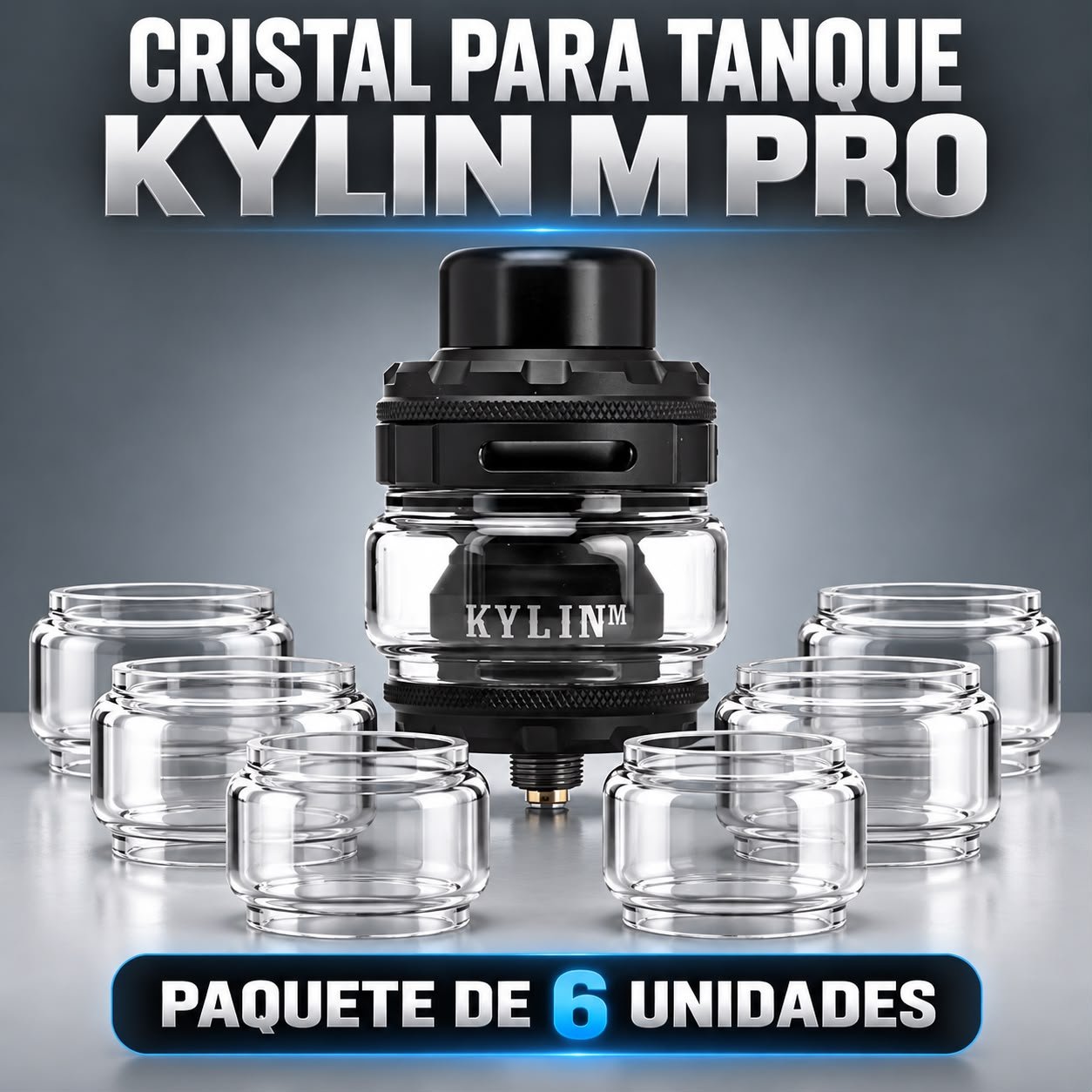 CRISTAL KYLIN M PRO PAQUETE 6 UNIDADE