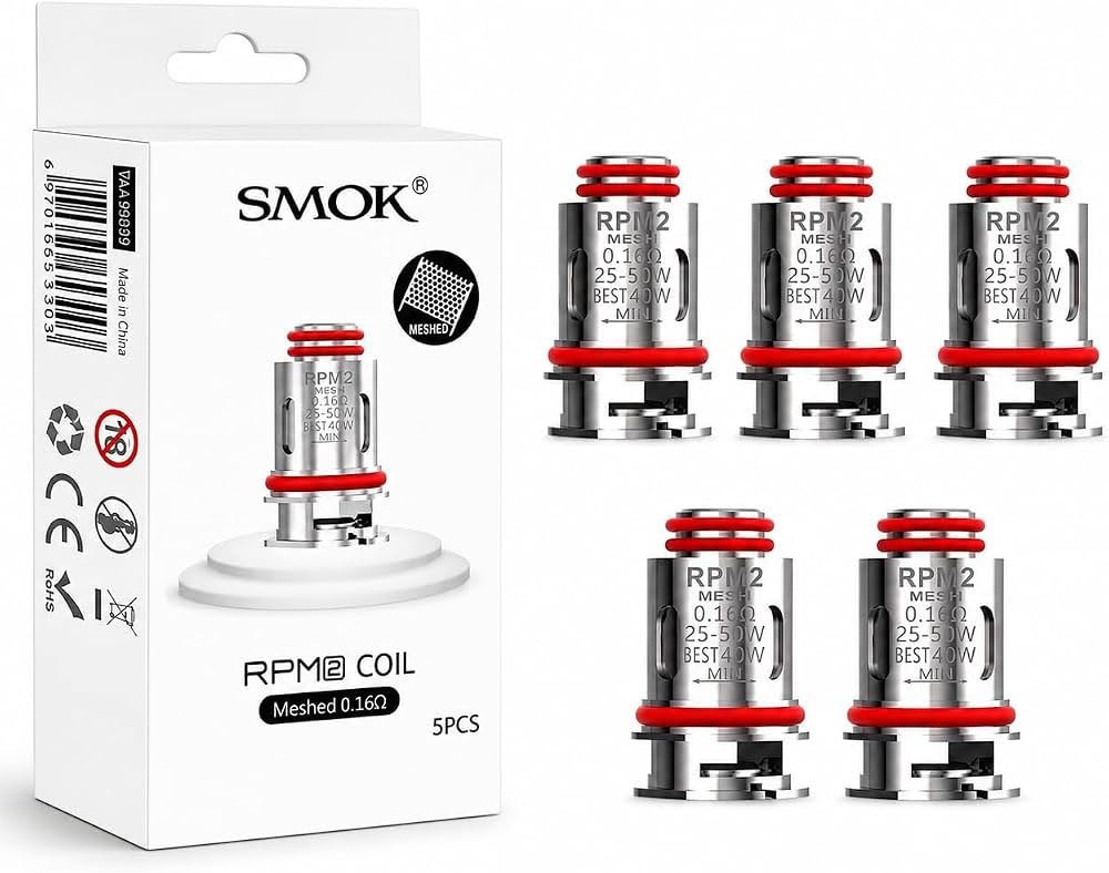 RESISTENCIA SMOK RPM 2 PAQUETE DE 5 UNIDADES