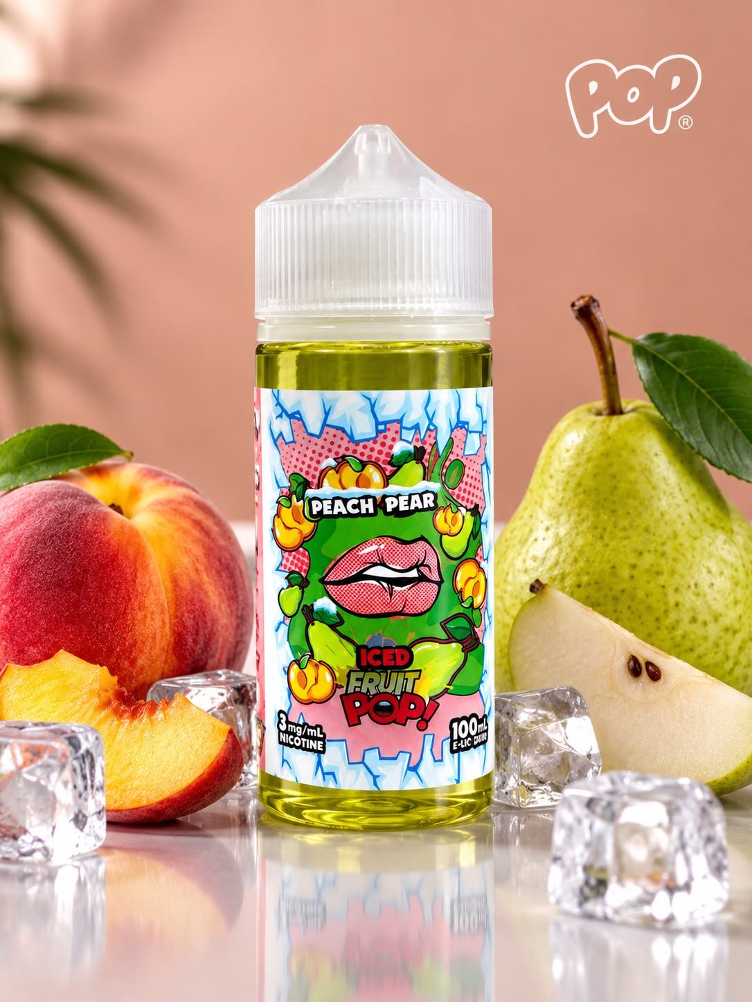 ICE POP PEACH PEAR 3MG