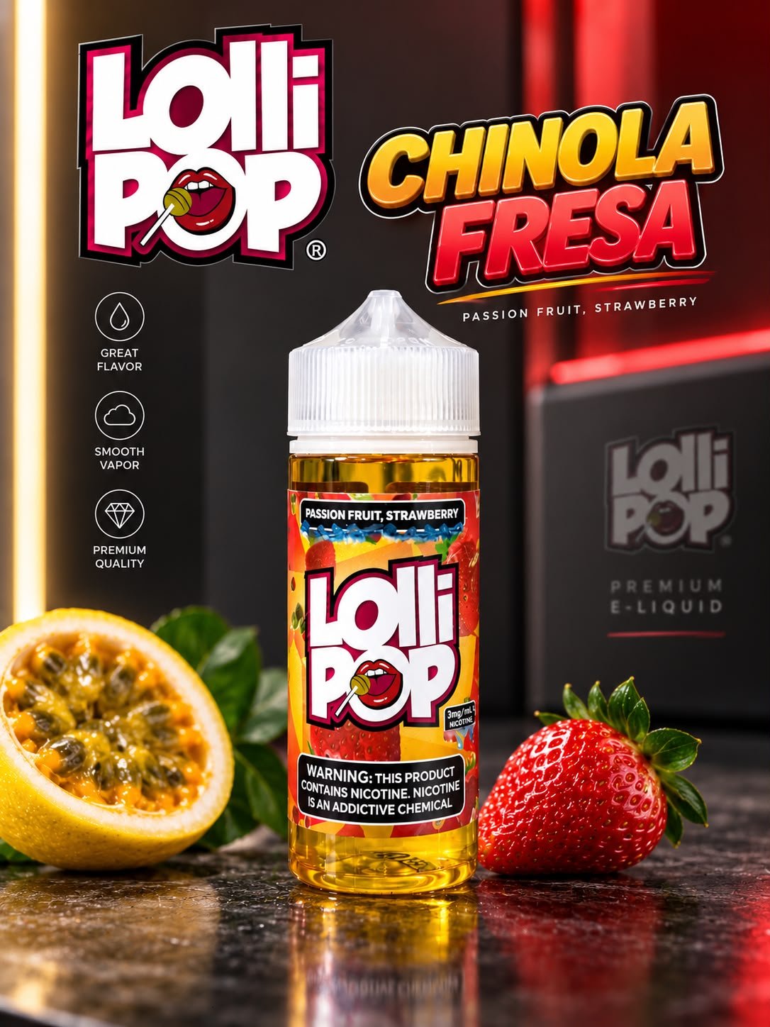 LOOLYPOP CHINOLA FRESA