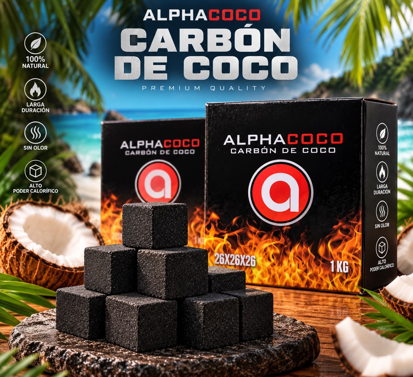 CARBON ALPHA COCO