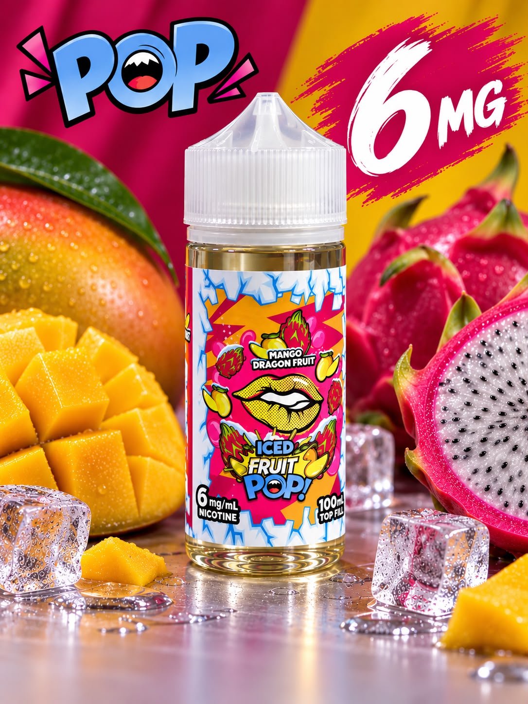 ICE POP MANGO DRAGON 6MG