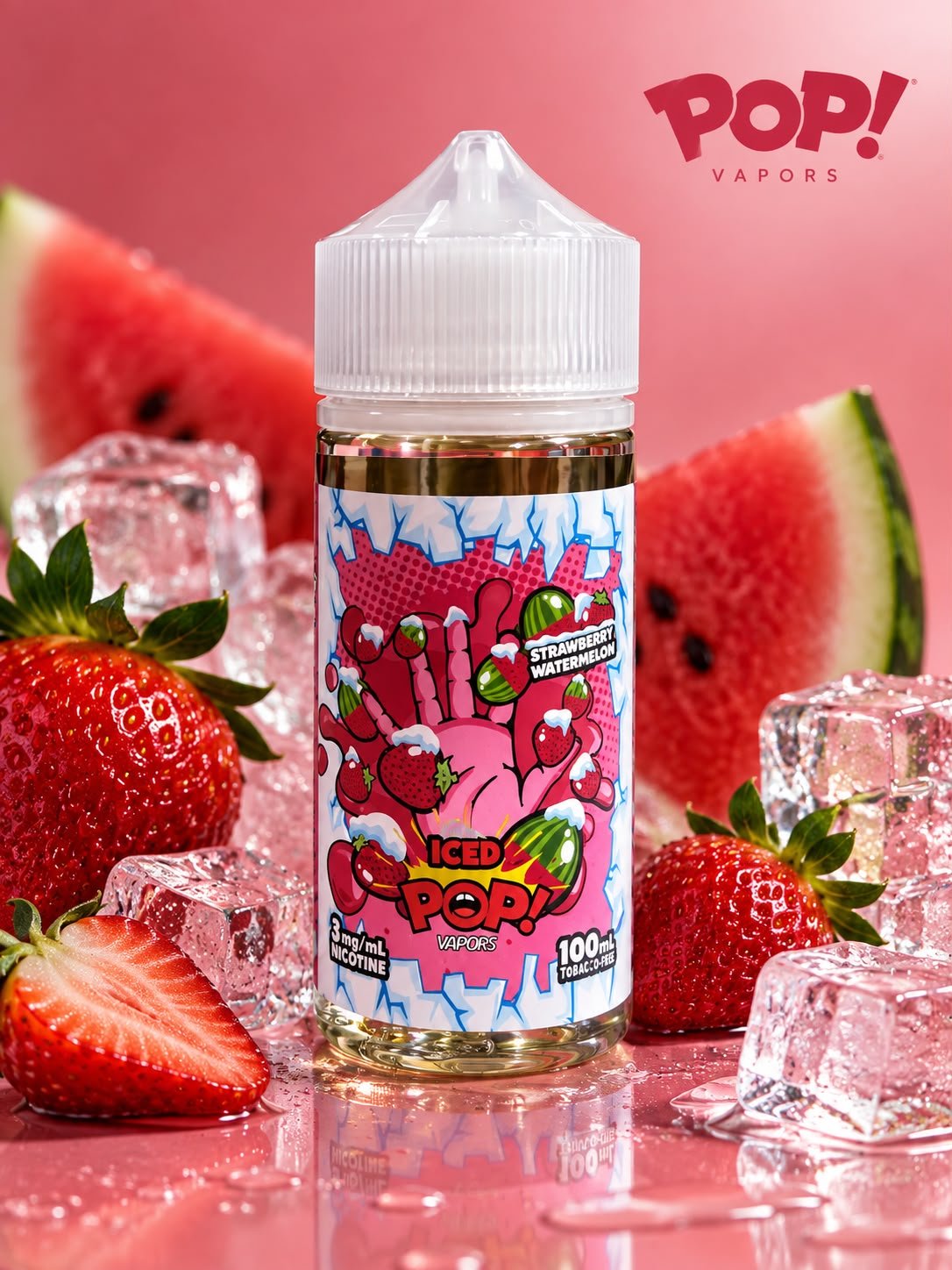 ICE POP SANDIA FRESA 3MG